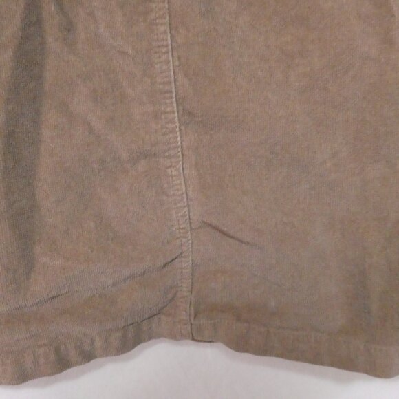 PC PREMIERE COLLECTION | size 6 | Classic Knee Length Corduroy Skirt With Slit - Picture 13 of 14